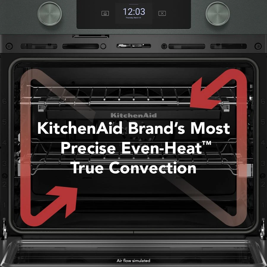 30-inch Smart Electric Single Wall Oven With Assisted Cooking Modes - Juniper KOES730SJP