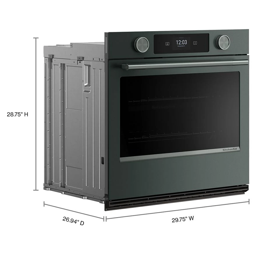 30-inch Smart Electric Single Wall Oven With Assisted Cooking Modes - Juniper KOES730SJP