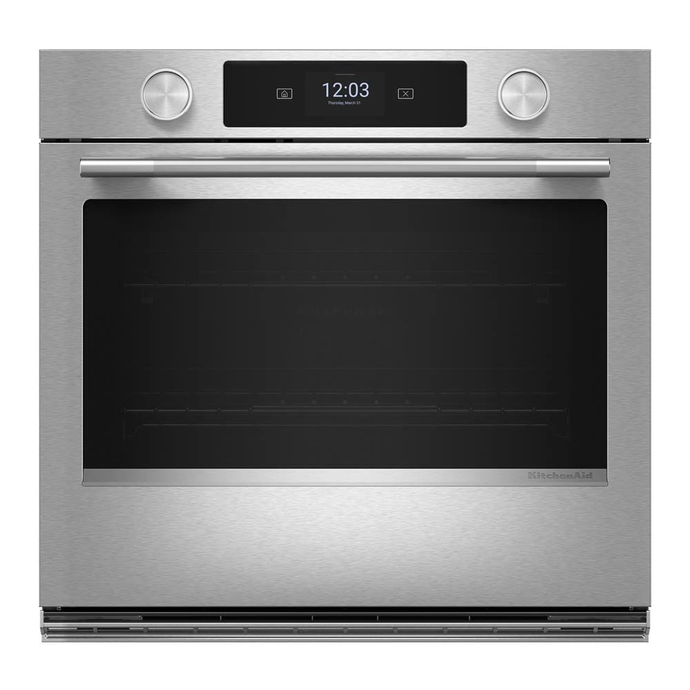 30-inch Smart Electric Single Wall Oven with Assisted Cooking Modes - PrintShield™ Finish KOES730SPS