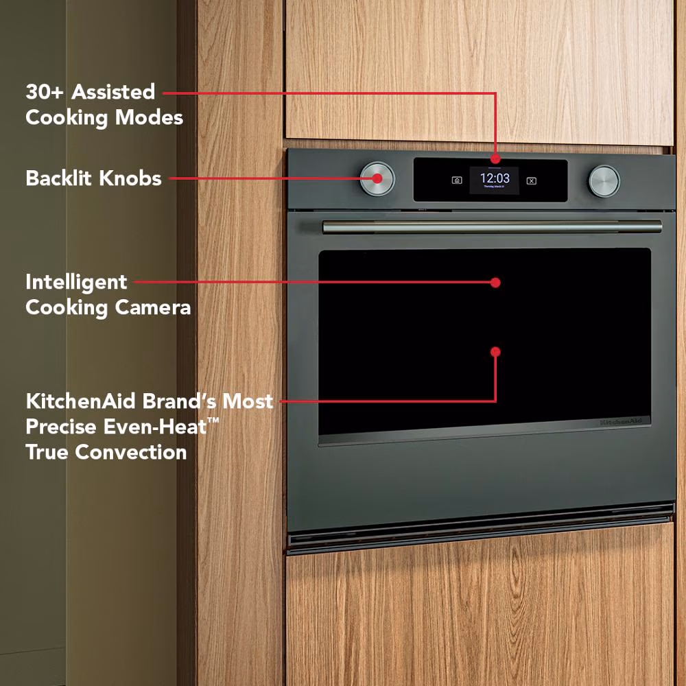 900 Series Single Wall Oven with In-Oven Camera KOES930SJP