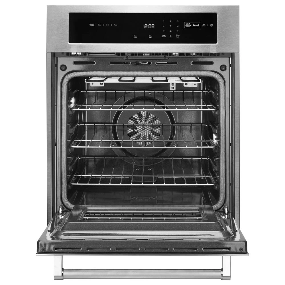 24" Single Wall Oven with True Convection KOSC504ESS