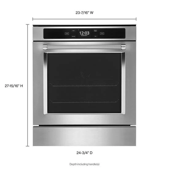 24" Smart Single Wall Oven With True Convection KOSC504PPS