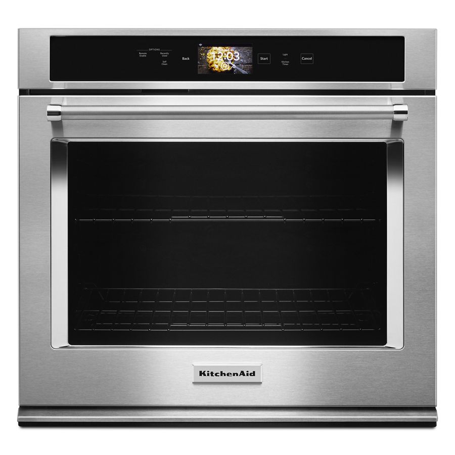 Smart Oven+ 30" Single Oven with Powered Attachments and PrintShield Finish KOSE900HBS