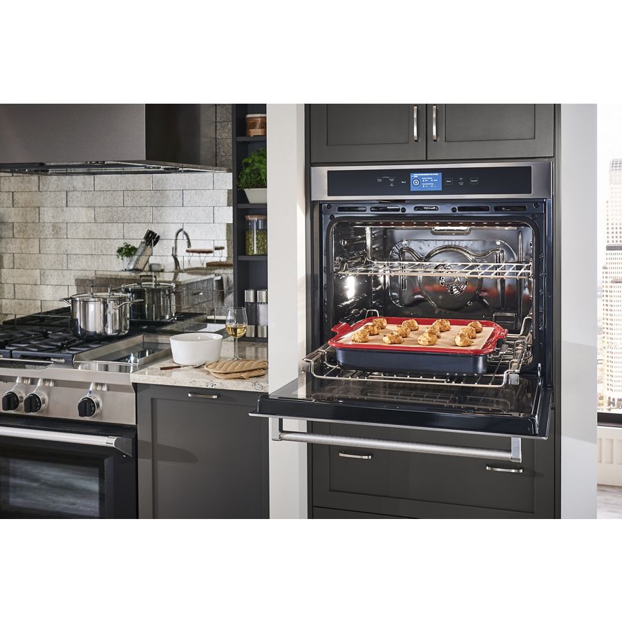 Smart Oven+ 30" Single Oven With Powered Attachments KOSE900HSS