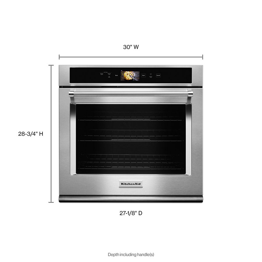 Smart Oven+ 30" Single Oven With Powered Attachments KOSE900HSS