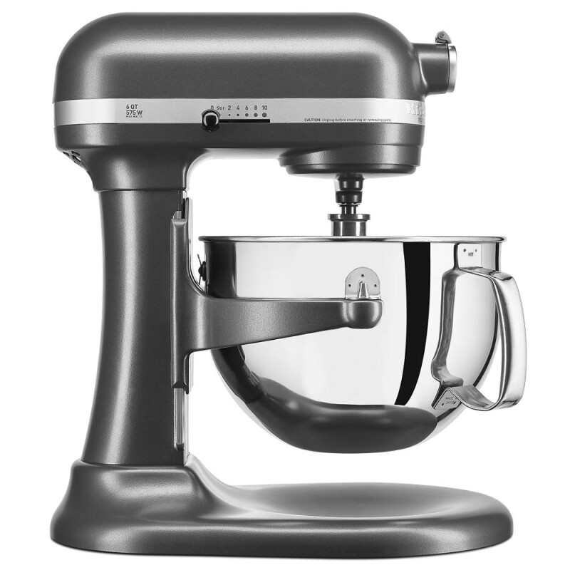 KitchenAid Professional 600 Series 6 Quart Bowl-Lift Stand Mixer Dark Pewter KP26M1XDP Picture 1