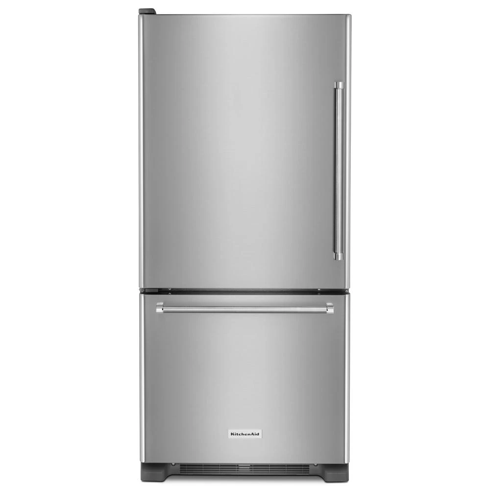 19 cu. ft. 30-Inch Width Full Depth Non Dispense Bottom Mount Refrigerator KRBL109ESS