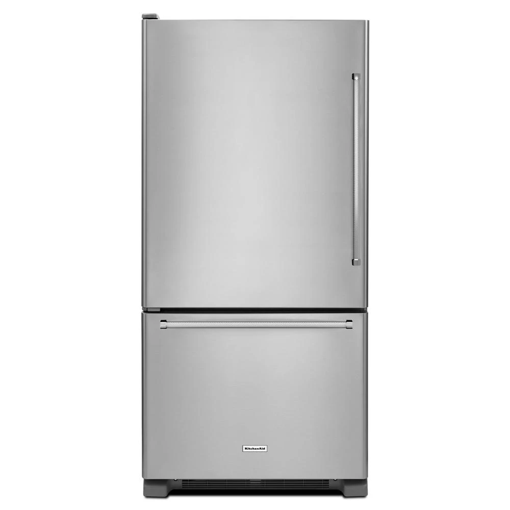 19 cu. ft. 30-Inch Width Full Depth Non Dispense Bottom Mount Refrigerator KRBL109ESS