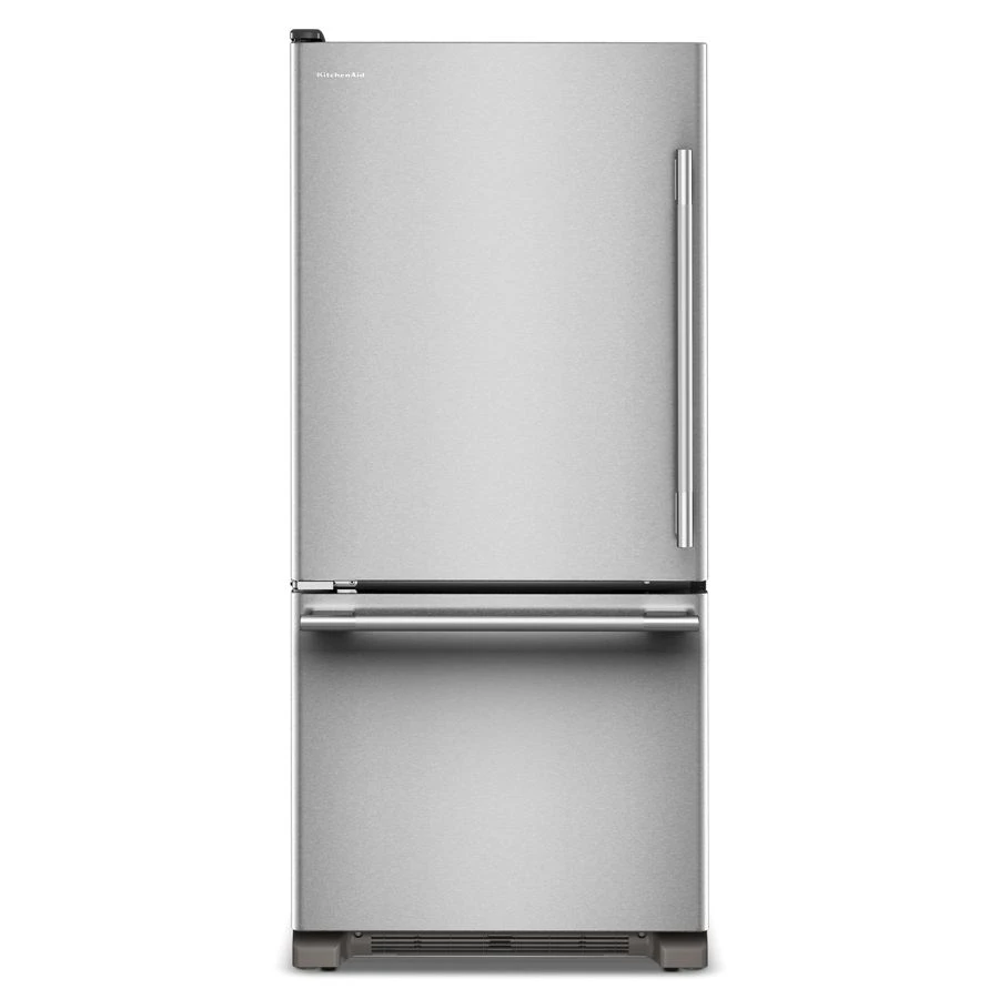 19 Cu. Ft. 30-Inch Standard-Depth Bottom Mount Refrigerator with Left Door Swing KRBL130SPS