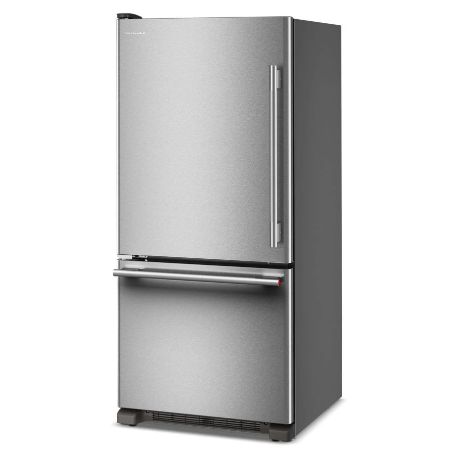 19 Cu. Ft. 30-Inch Standard-Depth Bottom Mount Refrigerator with Left Door Swing KRBL130SPS