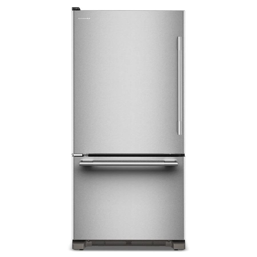 22 Cu. Ft. 33-Inch Standard-Depth Bottom Mount Refrigerator with Left Door Swing KRBL133SPS