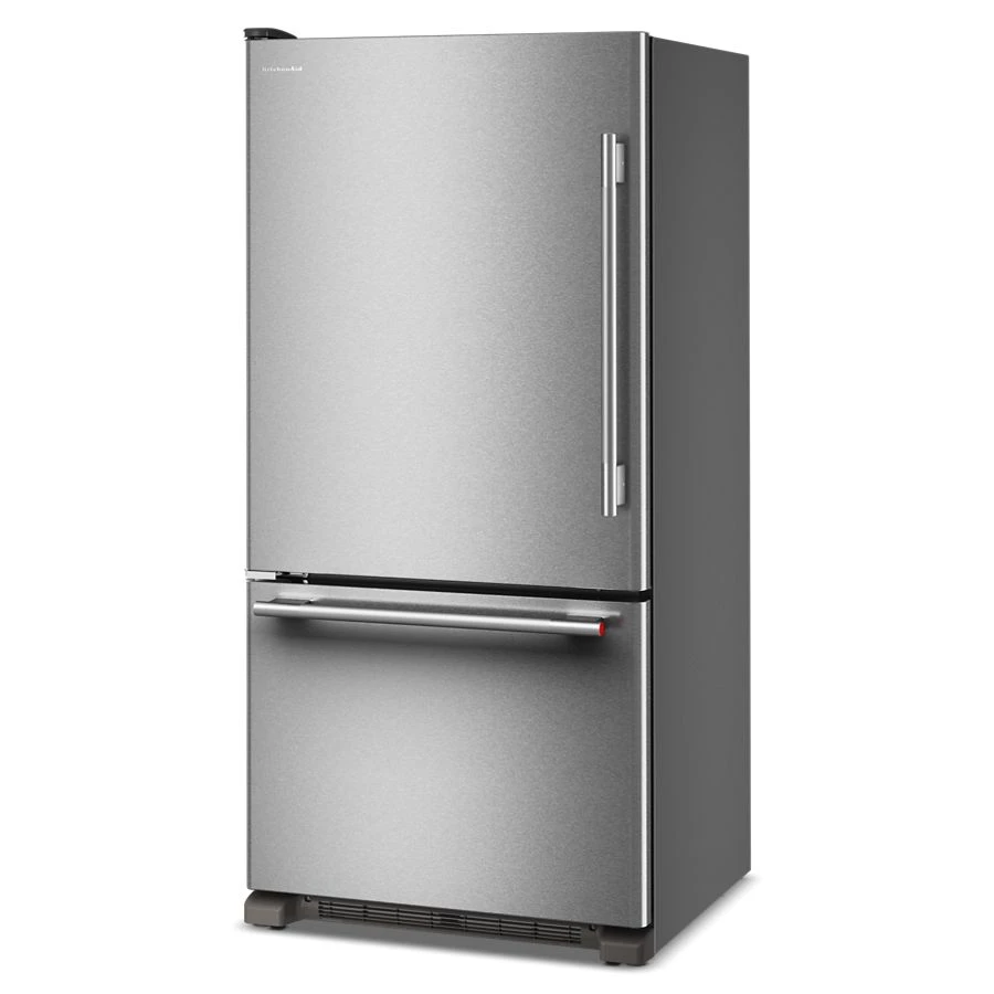 22 Cu. Ft. 33-Inch Standard-Depth Bottom Mount Refrigerator with Left Door Swing KRBL133SPS