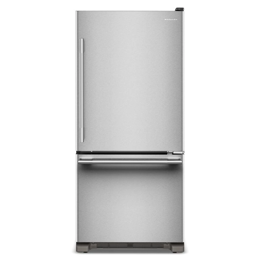 19 Cu. Ft. 30-Inch Standard-Depth Bottom Mount Refrigerator with Right Door Swing KRBR130SPS