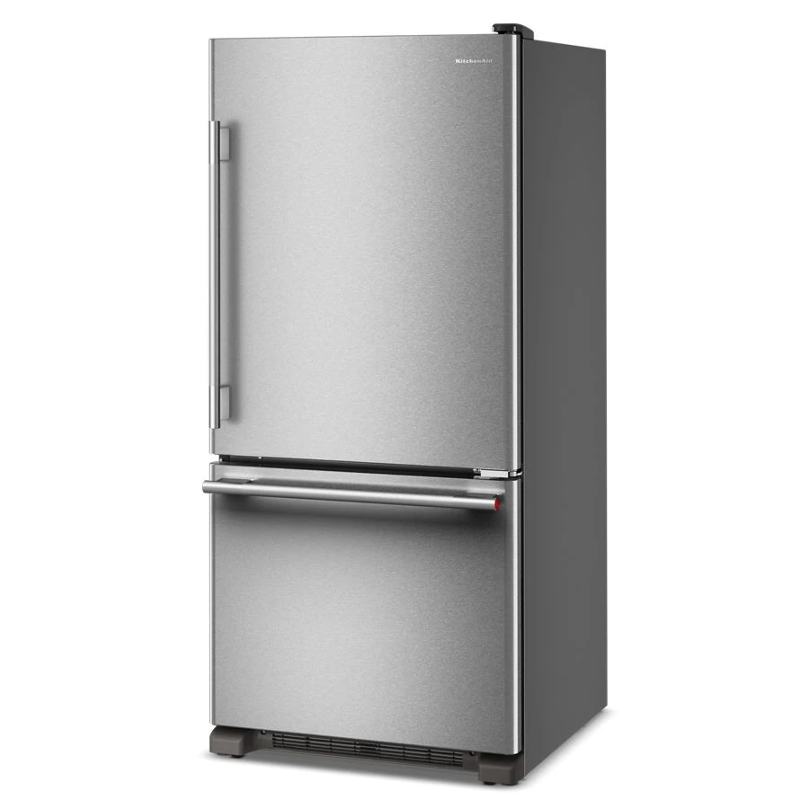 19 Cu. Ft. 30-Inch Standard-Depth Bottom Mount Refrigerator with Right Door Swing KRBR130SPS