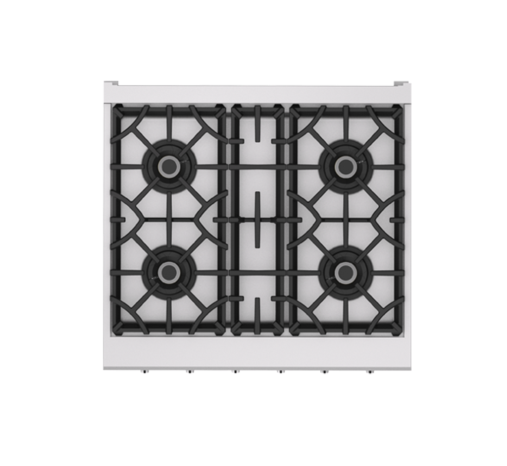 30" 4-Burner Dual Fuel Range KRD304PP