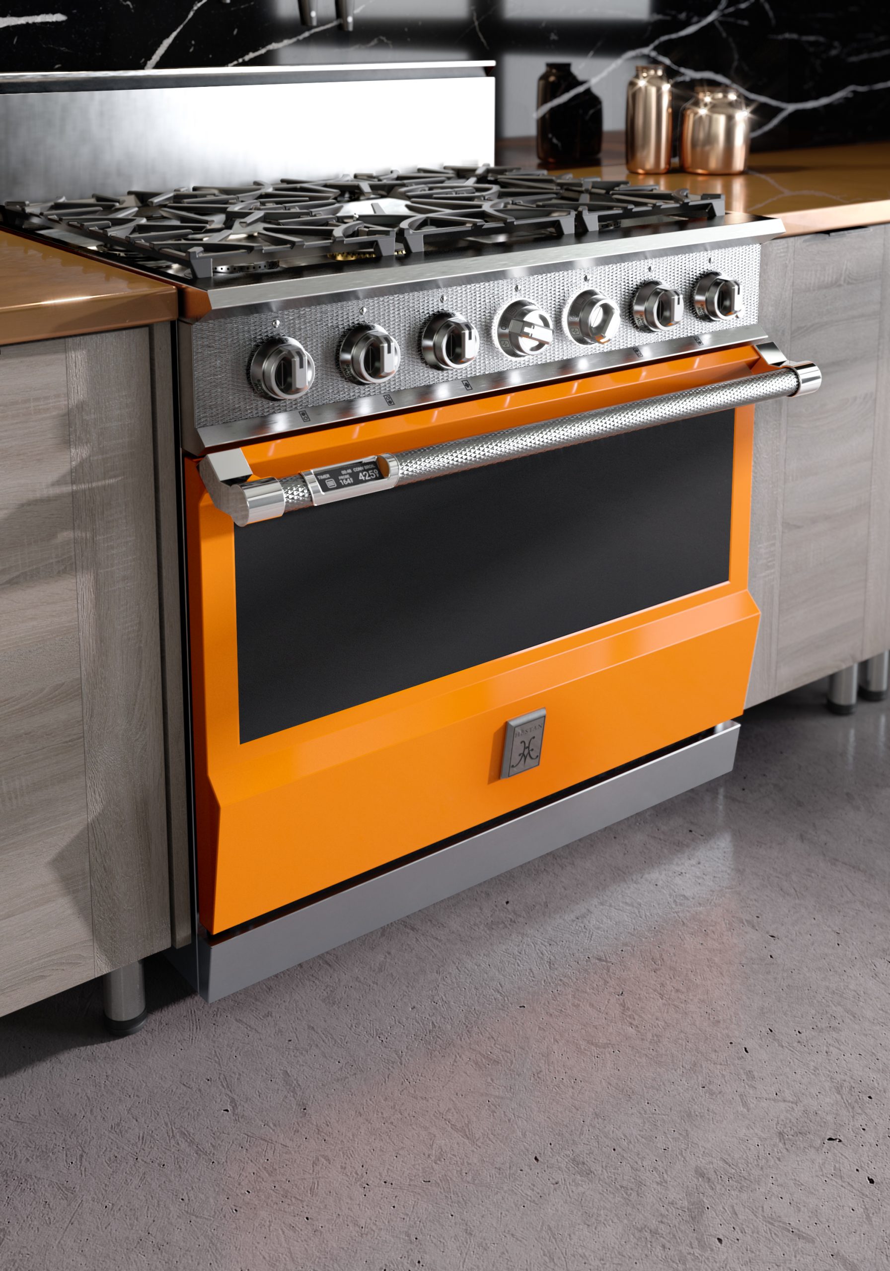 36" 5-Burner Dual Fuel Range KRD365BK