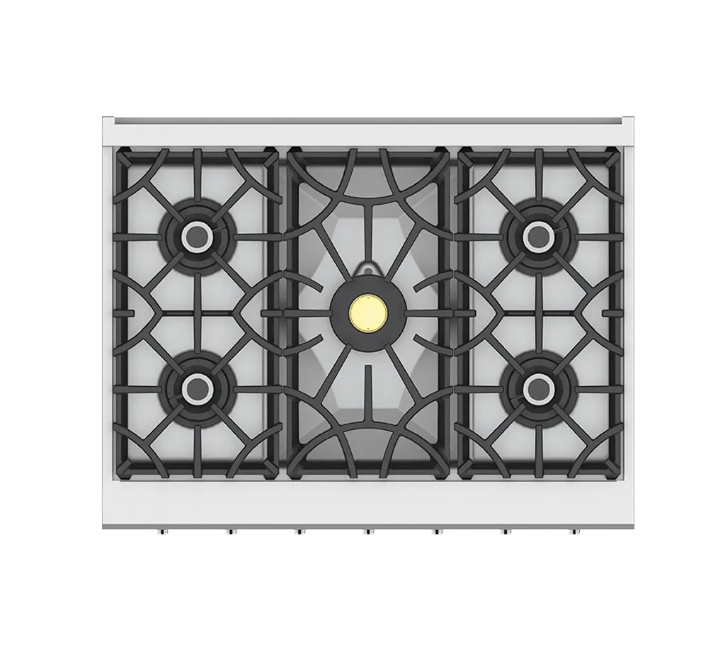 36″ 5-Burner Dual Fuel Range KRD365NGCC1