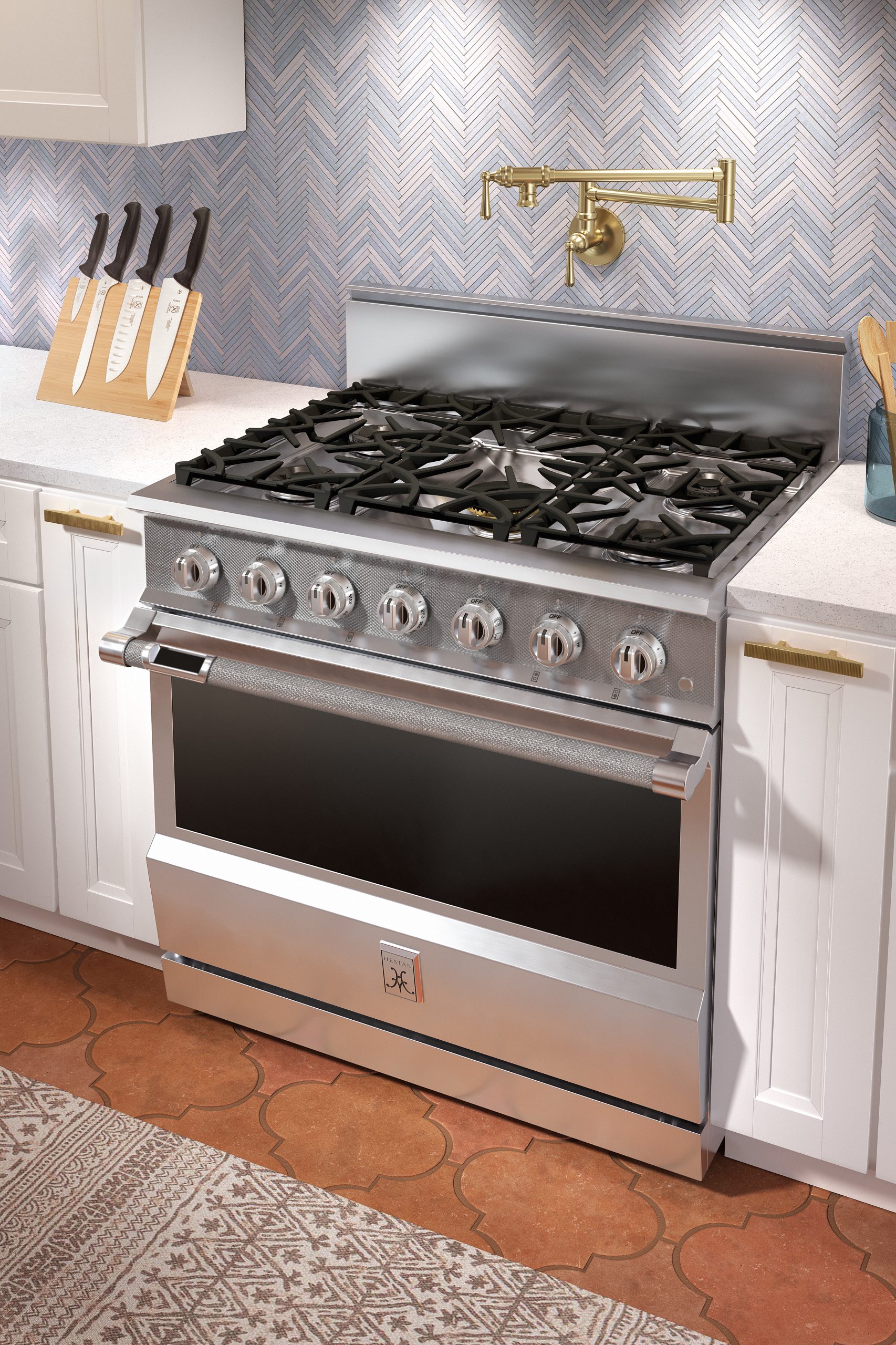 36″ 5-Burner Dual Fuel Range KRD365NGCC1