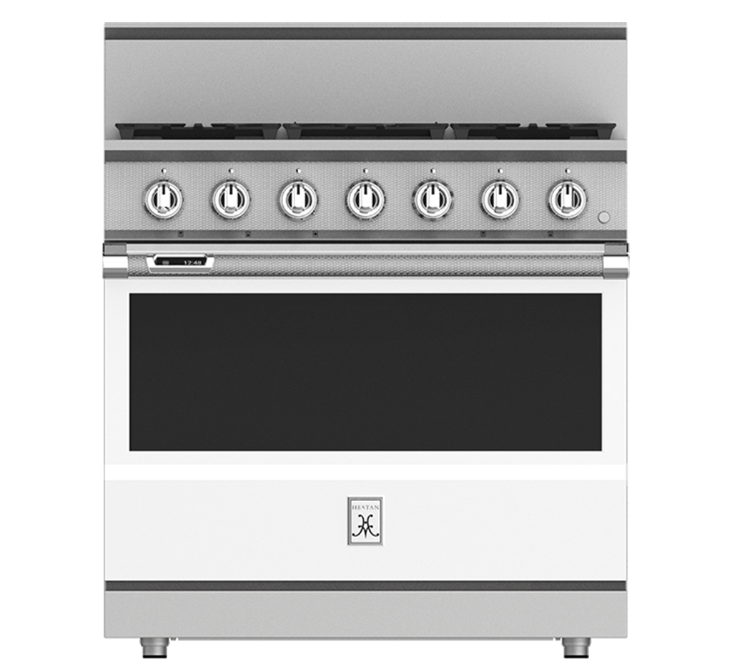 36" 5-Burner Dual Fuel Range KRD365WH