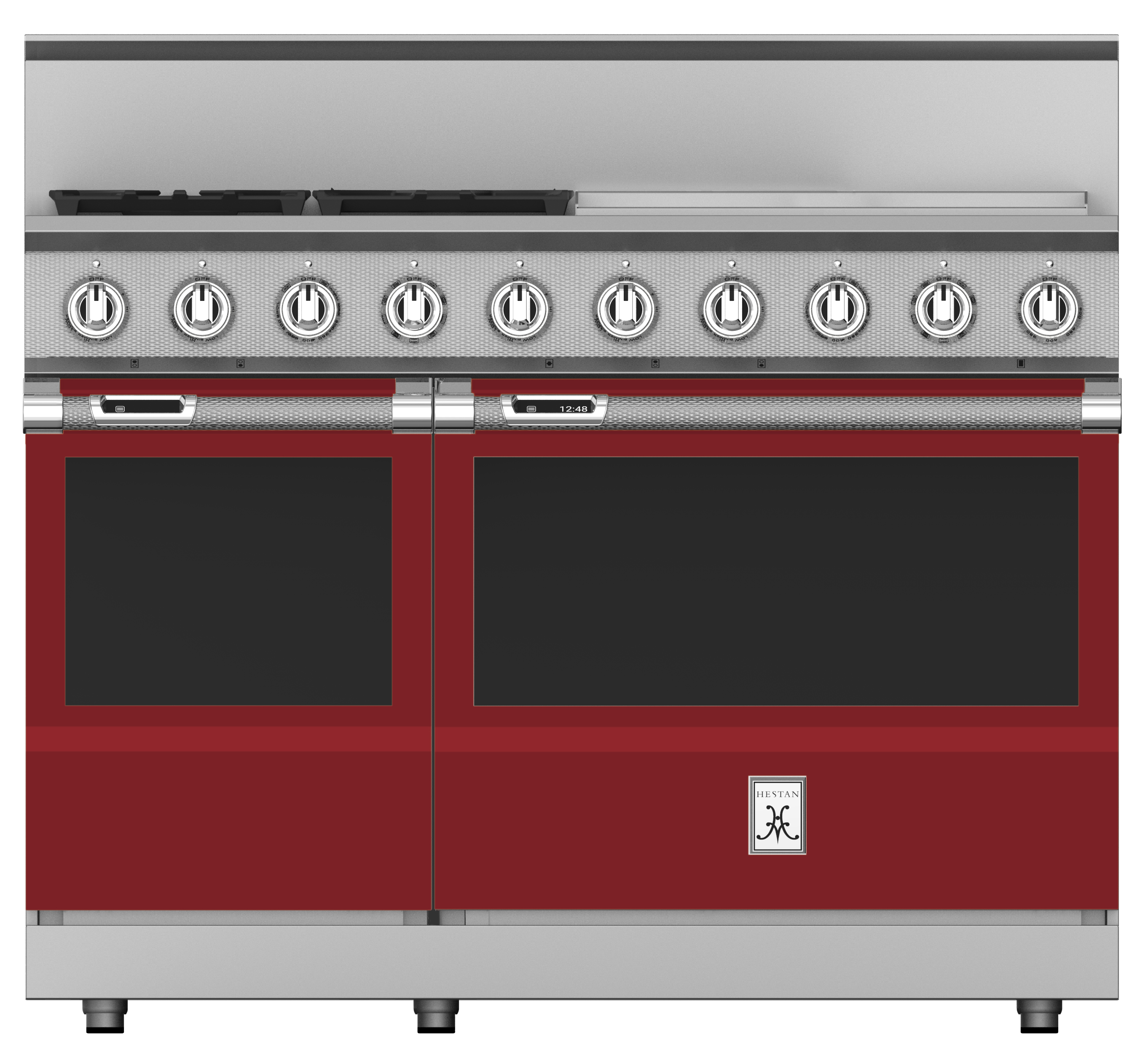 48" 4-Burner Dual Fuel Range with 24" Griddle KRD484GDBG