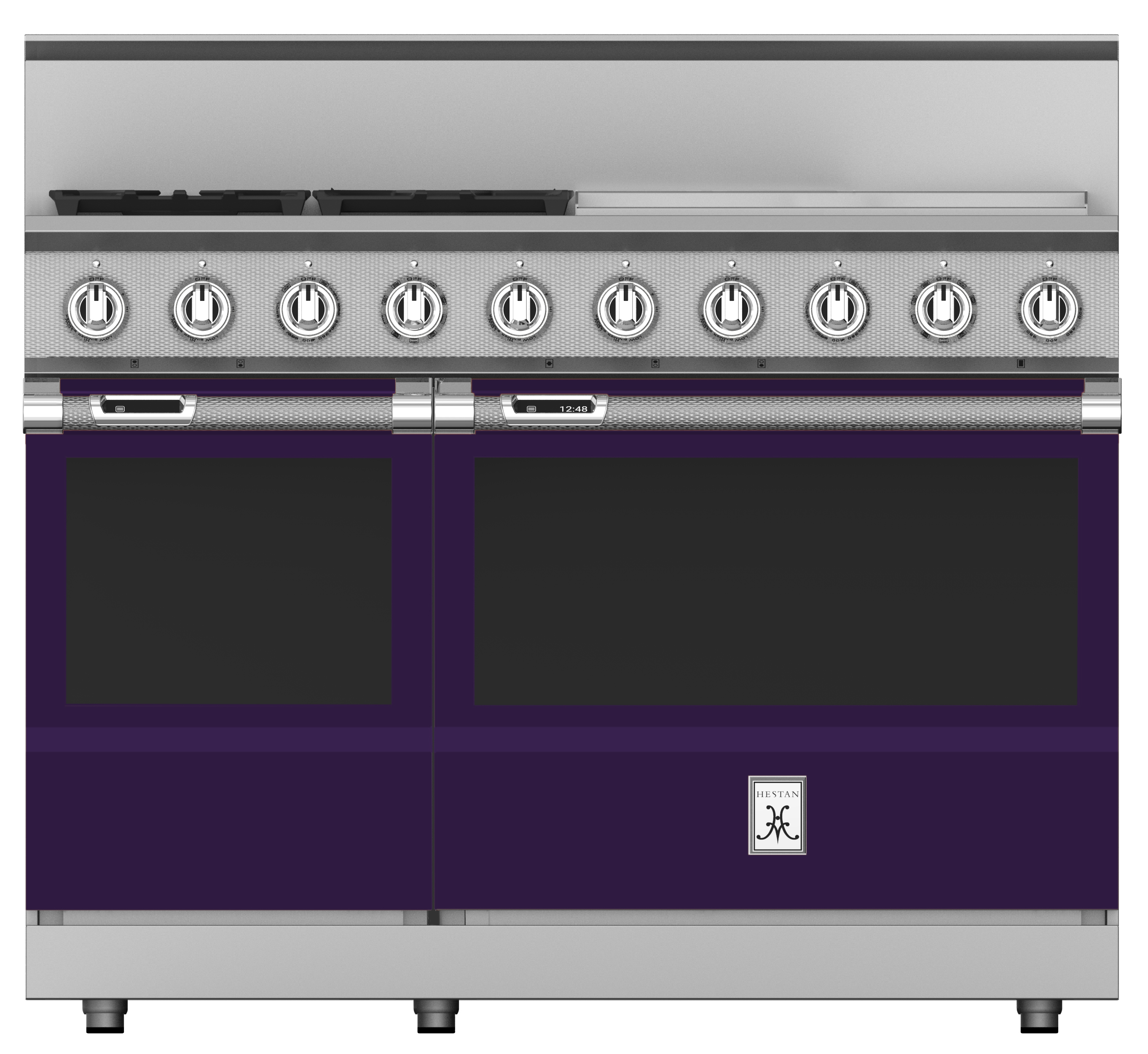 48" 4-Burner Dual Fuel Range with 24" Griddle KRD484GDPP