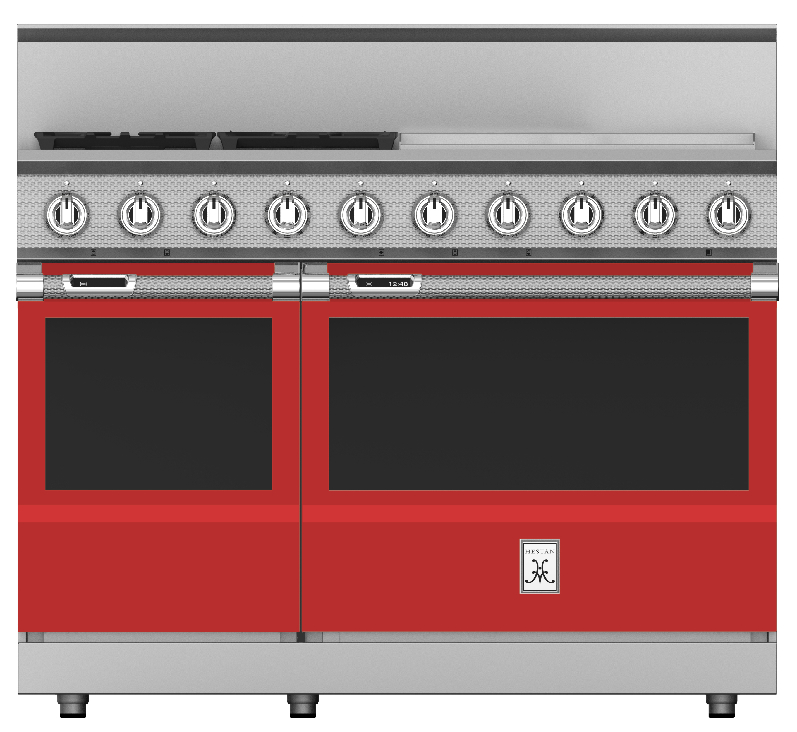 48" 4-Burner Dual Fuel Range with 24" Griddle KRD484GDRD