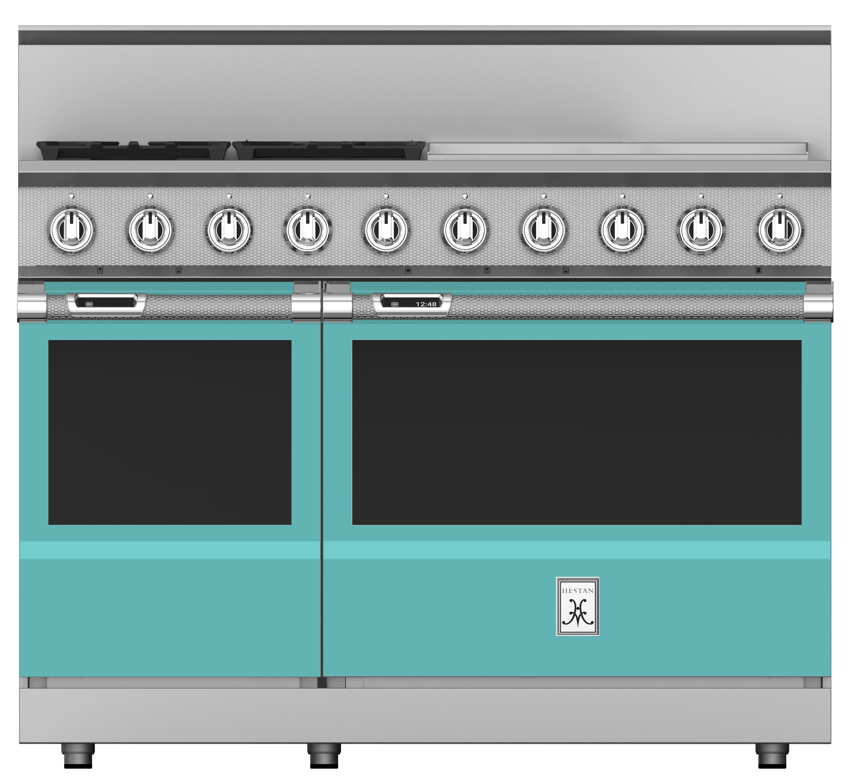 48" 4-Burner Dual Fuel Range with 24" Griddle KRD484GDTQ