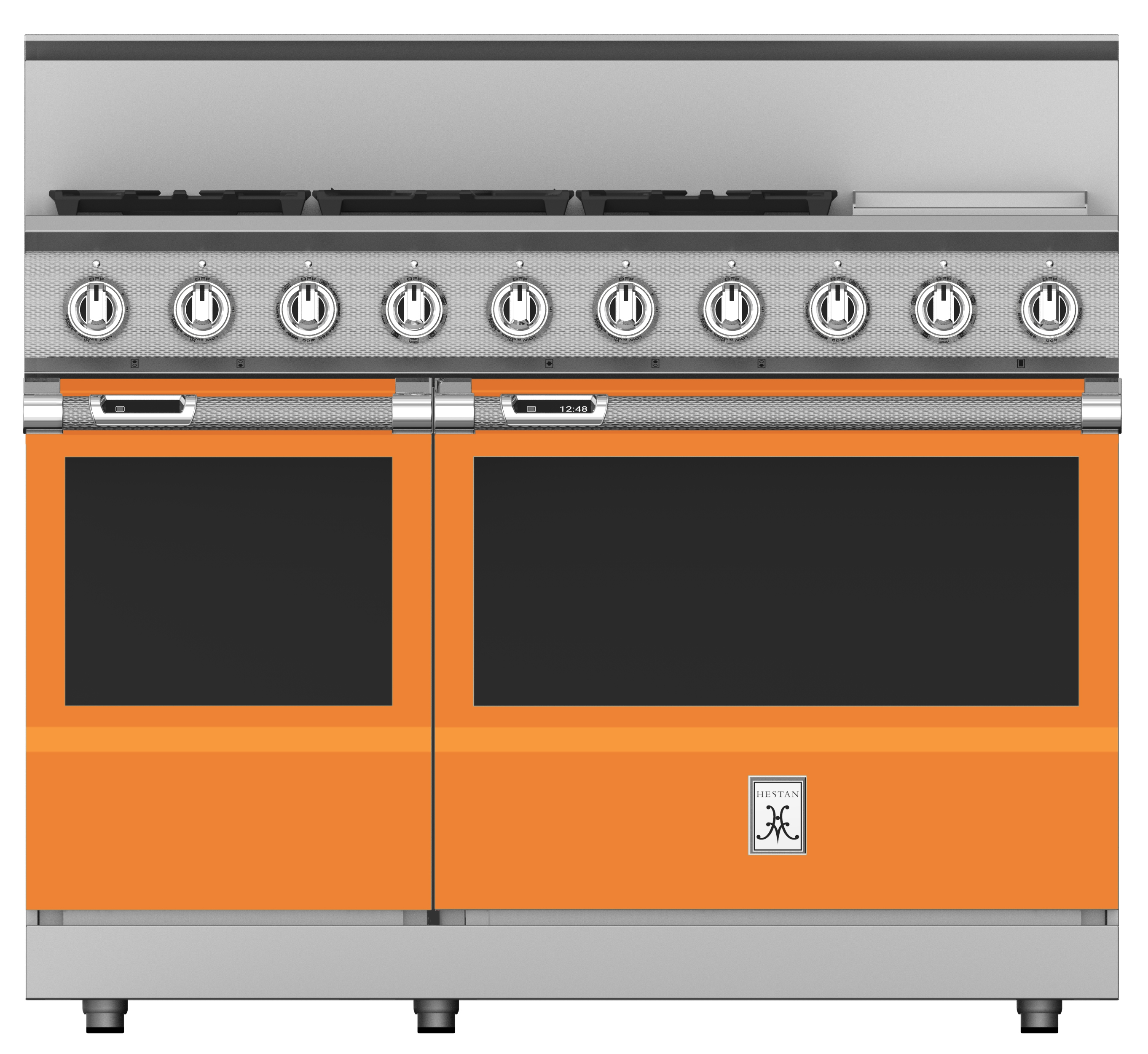 48" 5-Burner Dual Fuel Range with 12" Griddle KRD485GDOR