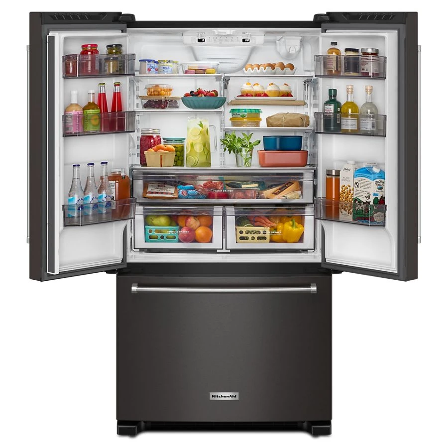 20 Cu. Ft. 36-inch Width Counter-depth French Door Refrigerator With Interior Dispense KRFC136RBS