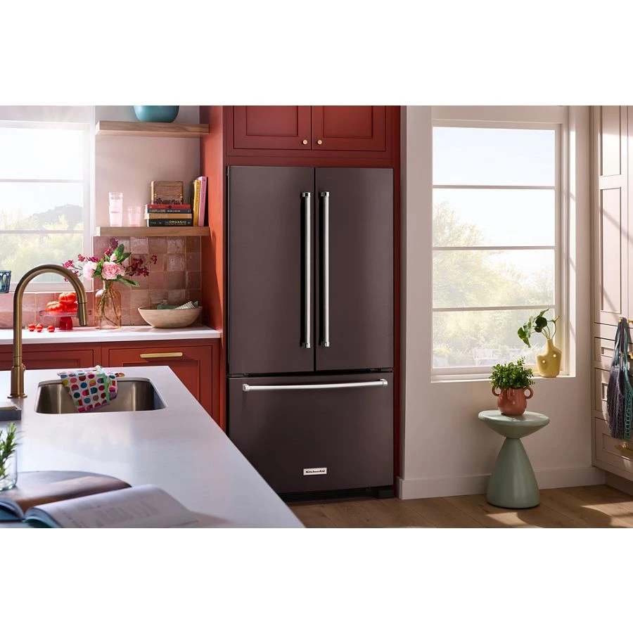 20 Cu. Ft. 36-inch Width Counter-depth French Door Refrigerator With Interior Dispense KRFC136RBS