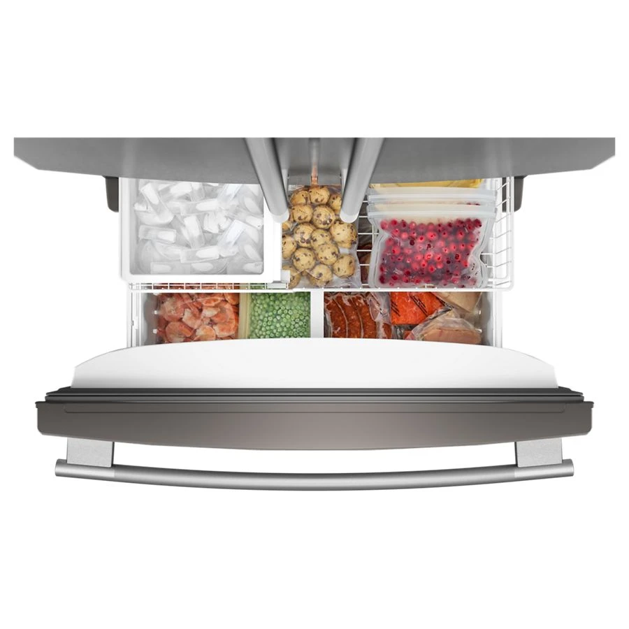 20 Cu. Ft. 36-Inch Counter-Depth French Door Refrigerator with Internal Water Dispenser KRFC136SPS