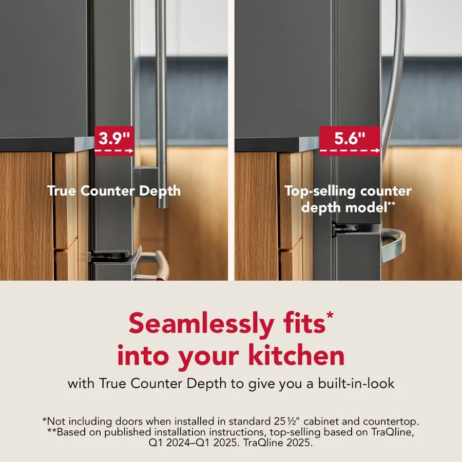 Counter-depth French Door Refrigerator With Internal Water Dispenser KRFC236SJP