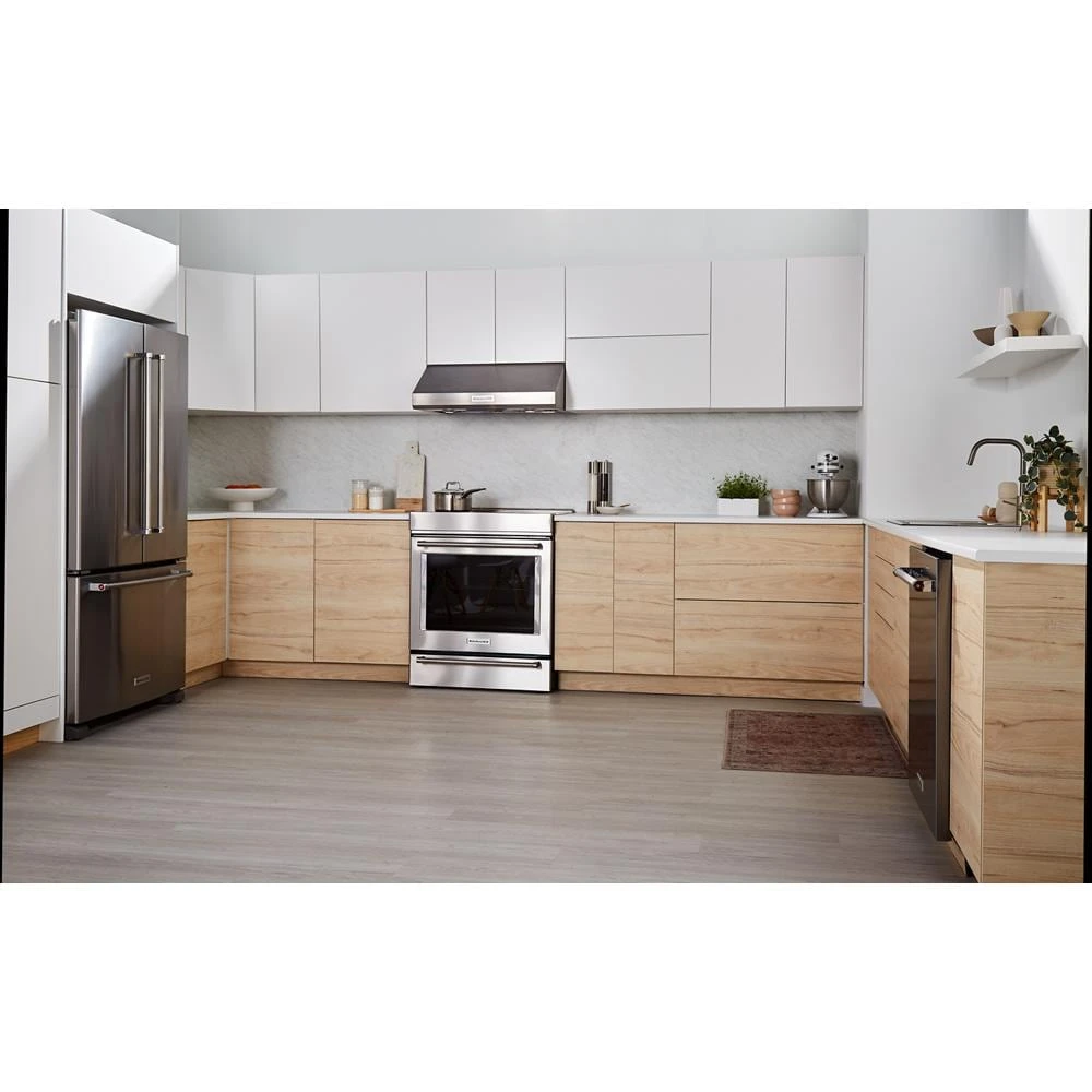 20 cu. ft. 36-Inch Width Counter-Depth French Door Refrigerator with Interior Dispense KRFC300ESS