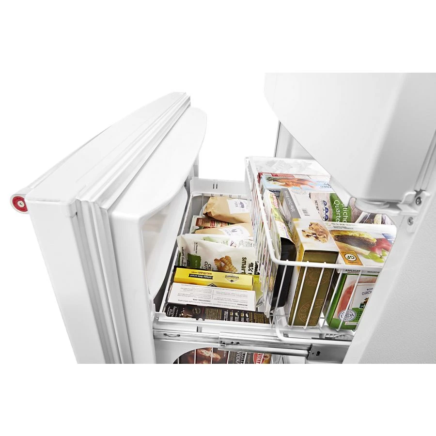 20 cu. ft. 36-Inch Width Counter-Depth French Door Refrigerator with Interior Dispense KRFC300EWH