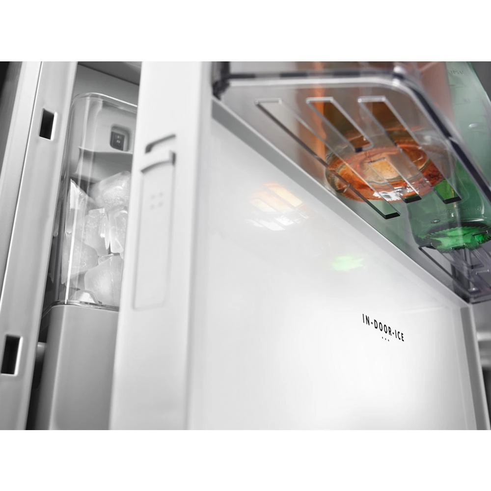 23.8 cu. ft. 36" Counter-Depth French Door Platinum Interior Refrigerator with PrintShield™ Finish KRFC704FBS