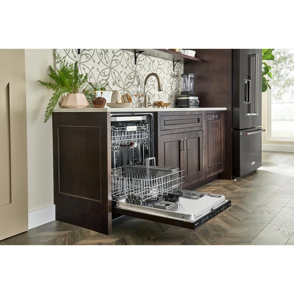 23.8 cu. ft. 36" Counter-Depth French Door Platinum Interior Refrigerator with PrintShield™ Finish KRFC704FBS