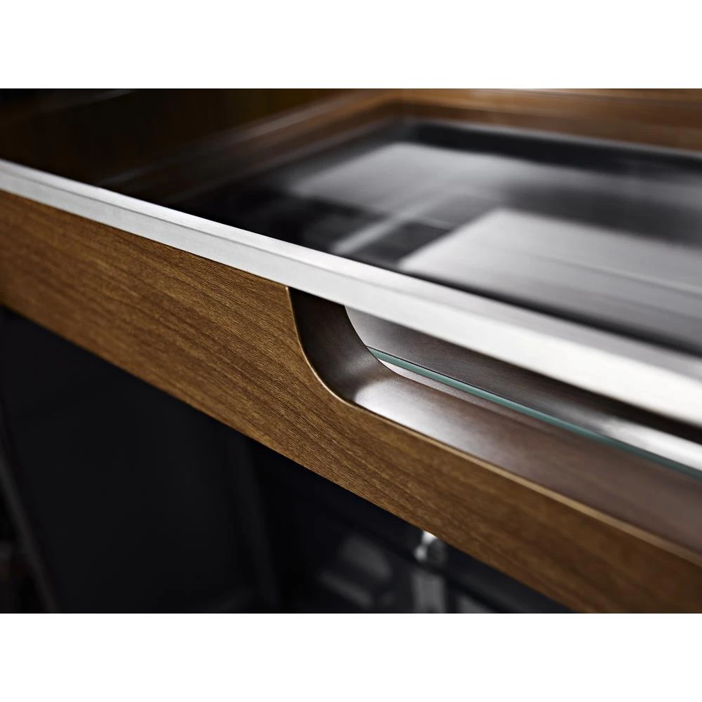 23.8 cu. ft. Counter-Depth French Door Platinum Interior Refrigerator with PrintShield™ Finish KRFC704FPS