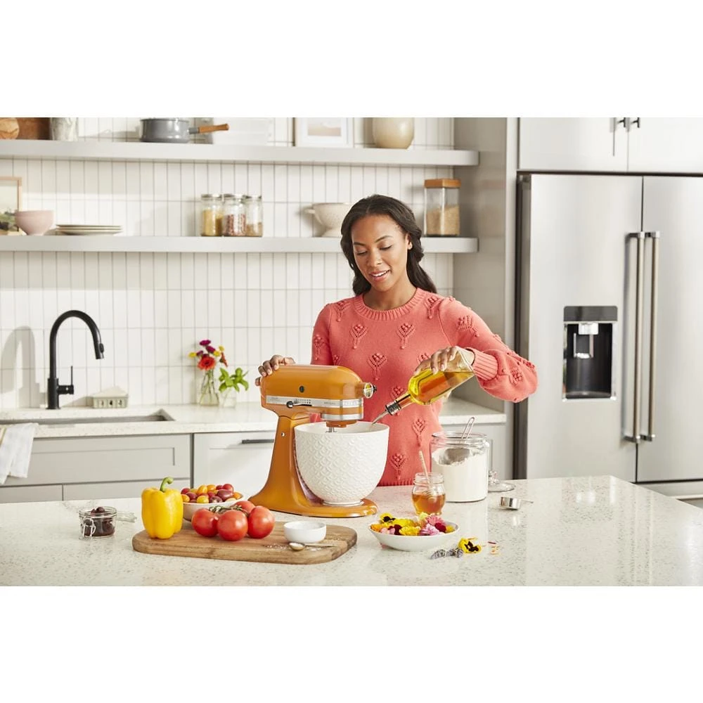 23.8 cu. ft. Counter-Depth French Door Platinum Interior Refrigerator with PrintShield™ Finish KRFC704FPS