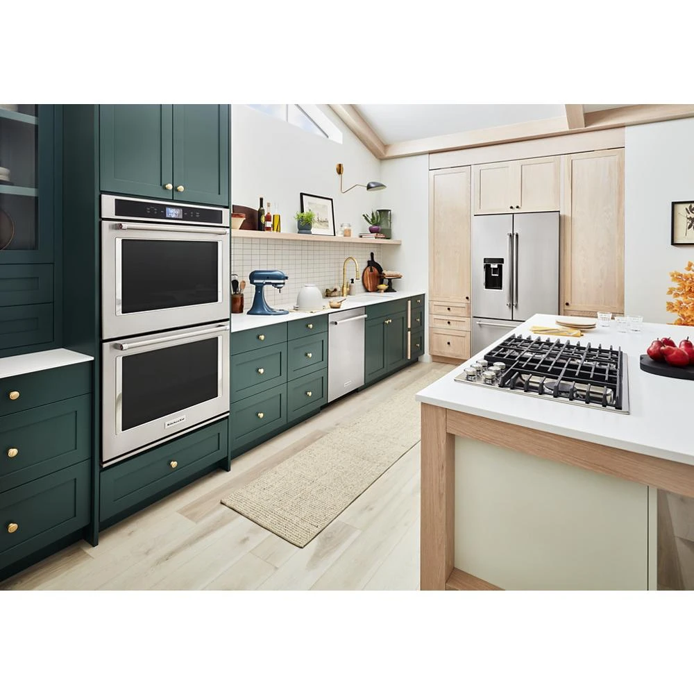 23.8 cu. ft. Counter-Depth French Door Platinum Interior Refrigerator with PrintShield™ Finish KRFC704FPS