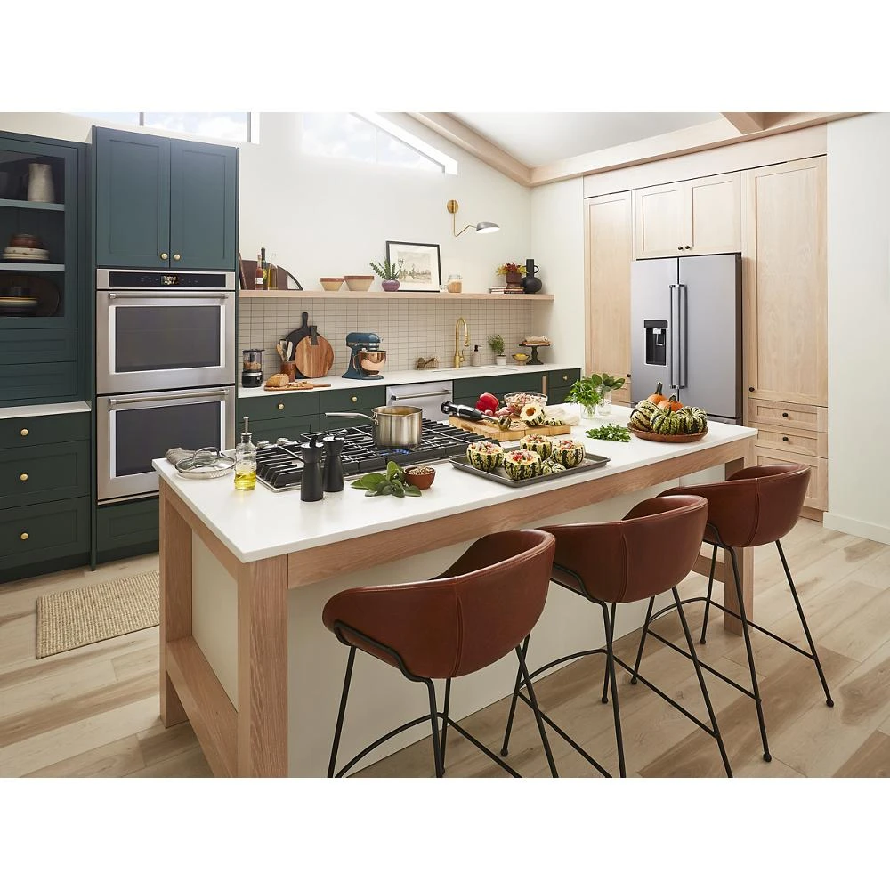 23.8 cu. ft. Counter-Depth French Door Platinum Interior Refrigerator with PrintShield™ Finish KRFC704FPS