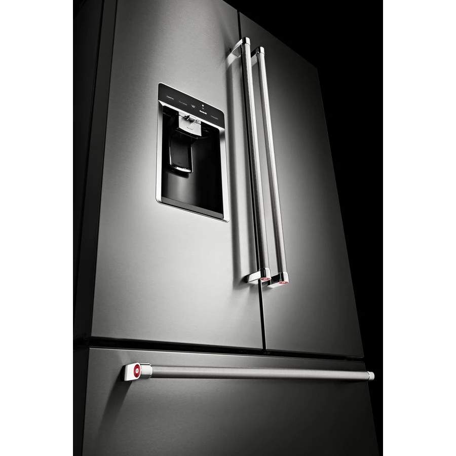 23.8 cu. ft. 36" Counter-Depth French Door Platinum Interior Refrigerator KRFC704FSS