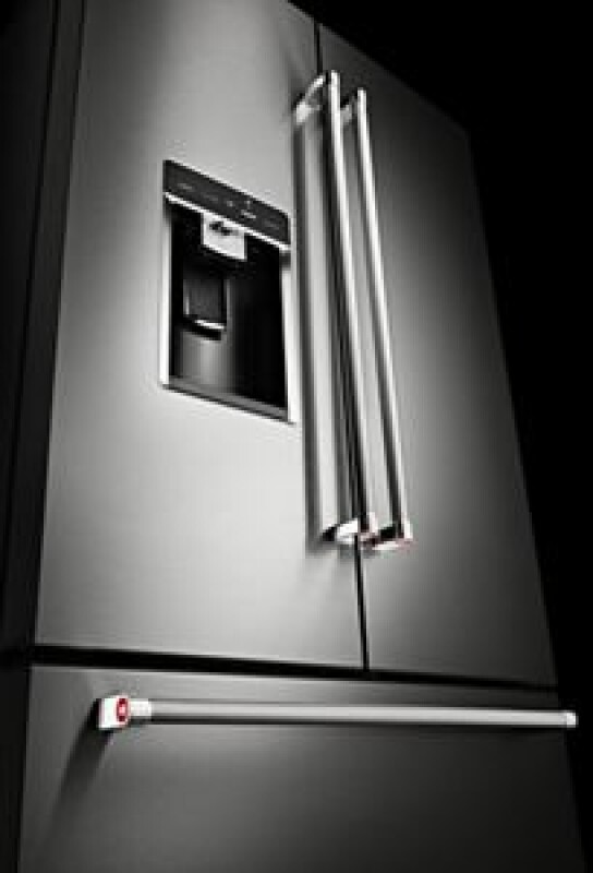 23.8 cu. ft. 36" Counter-Depth French Door Platinum Interior Refrigerator KRFC704FSS