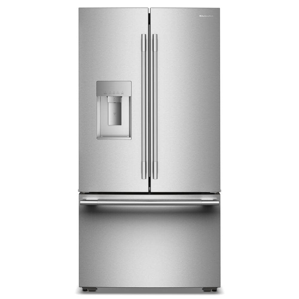 Counter-Depth French Door Refrigerator with External Water Dispenser KRFC736SPS