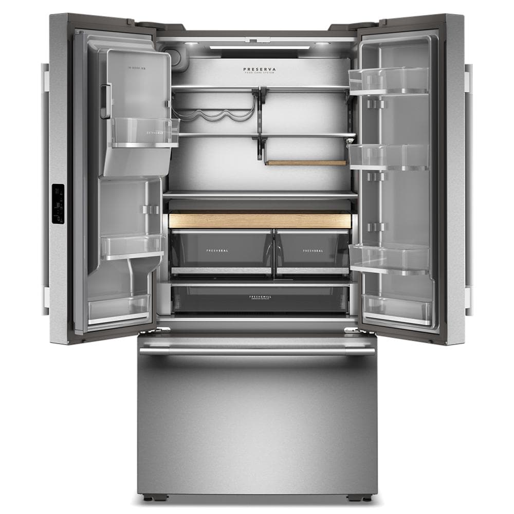 Counter-Depth French Door Refrigerator with External Water Dispenser KRFC736SPS