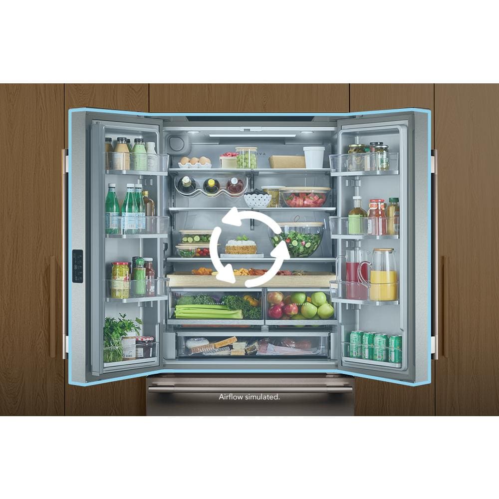 Counter-Depth French Door Refrigerator with External Water Dispenser KRFC736SPS