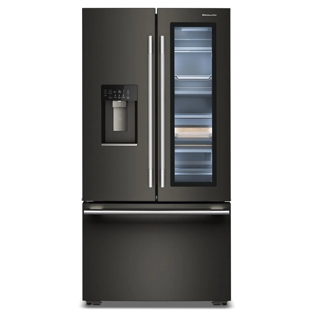 Counter-Depth French Door Refrigerator with ClearVue™ KRFC936SBE