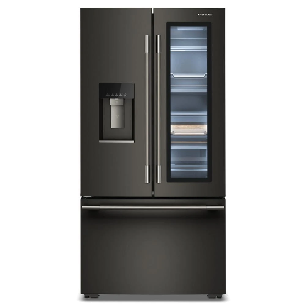 Counter-Depth French Door Refrigerator with ClearVue™ KRFC936SBE