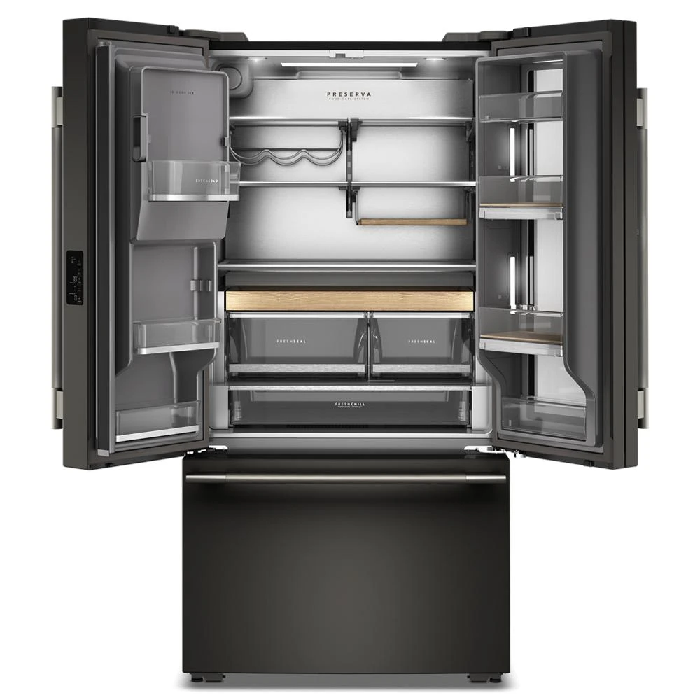 Counter-Depth French Door Refrigerator with ClearVue™ KRFC936SBE