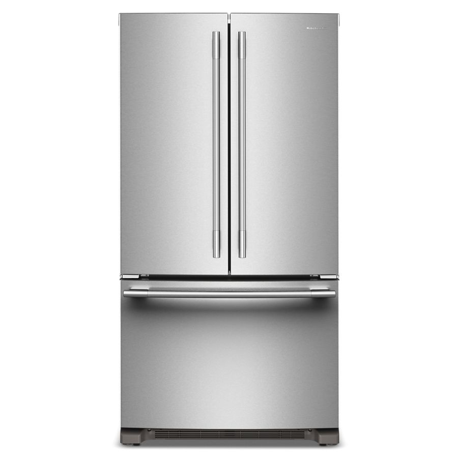 25 Cu. Ft. 36-Inch Standard-Depth French Door Refrigerator with Internal Water Dispenser KRFF136SPS