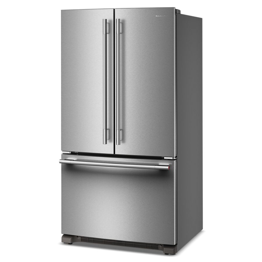 25 Cu. Ft. 36-Inch Standard-Depth French Door Refrigerator with Internal Water Dispenser KRFF136SPS